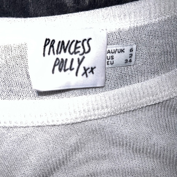 Princess Polly Zoey Sheer Top Size 2 - Picture 10 of 16